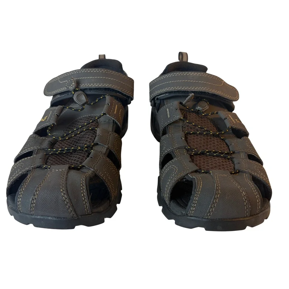 Teva Omnium Mens Closed Toe Hiking Water Sandals Dark Olive Size 11 1003951